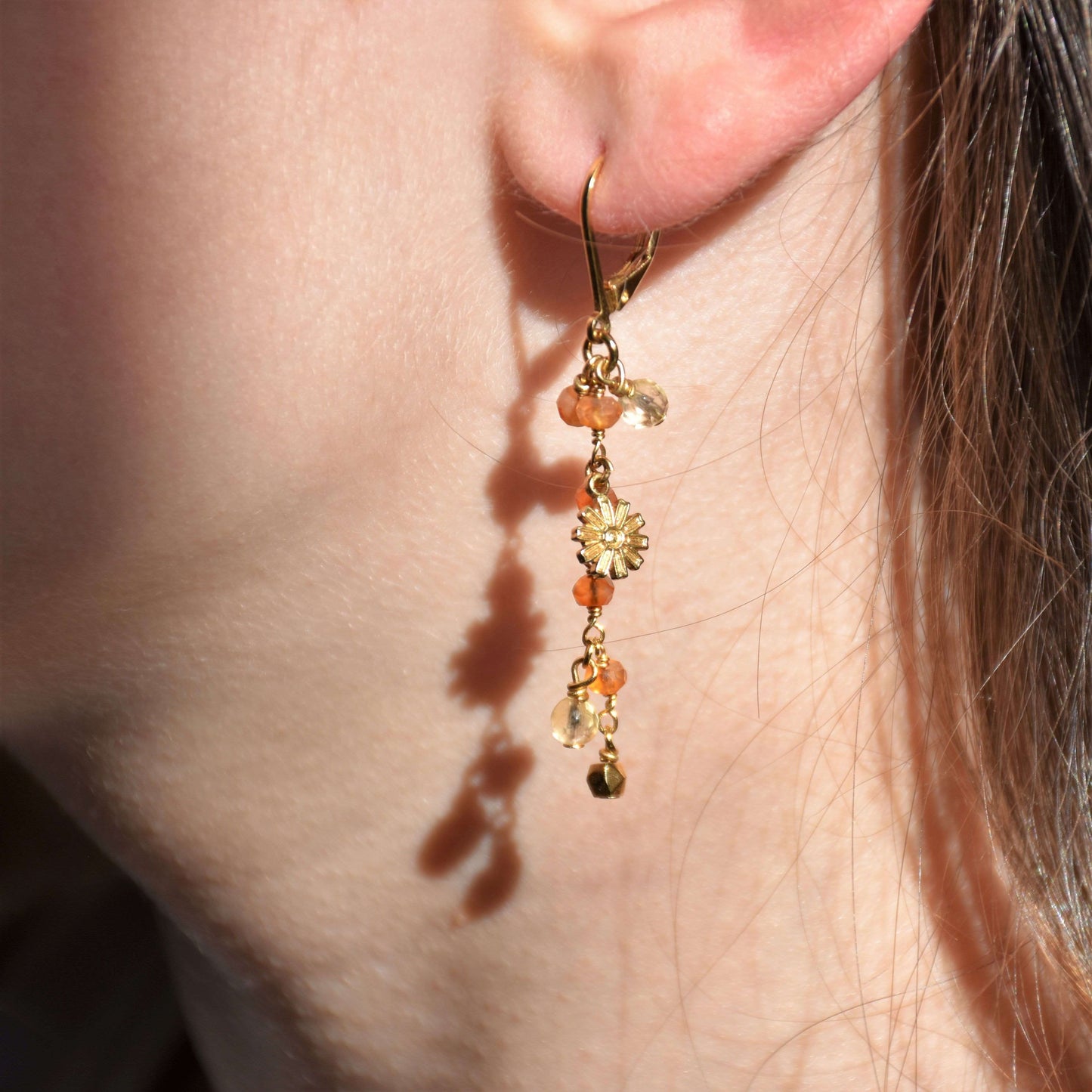 Boucles d'oreilles Sunflower
