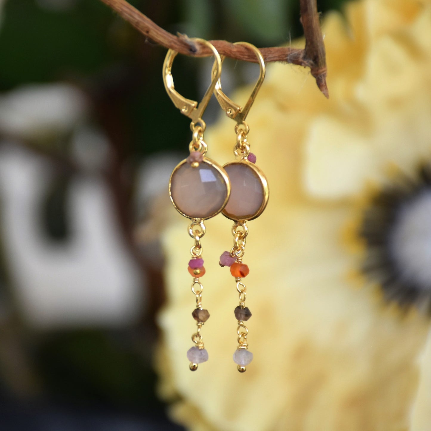 Boucles d'oreilles Ancolie