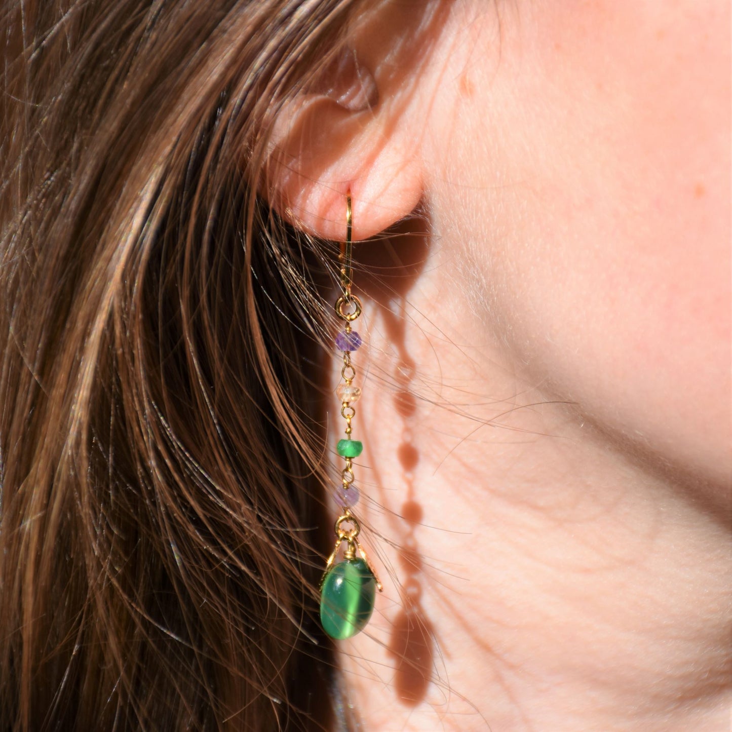 Boucles d'oreilles Feuilles de Saule