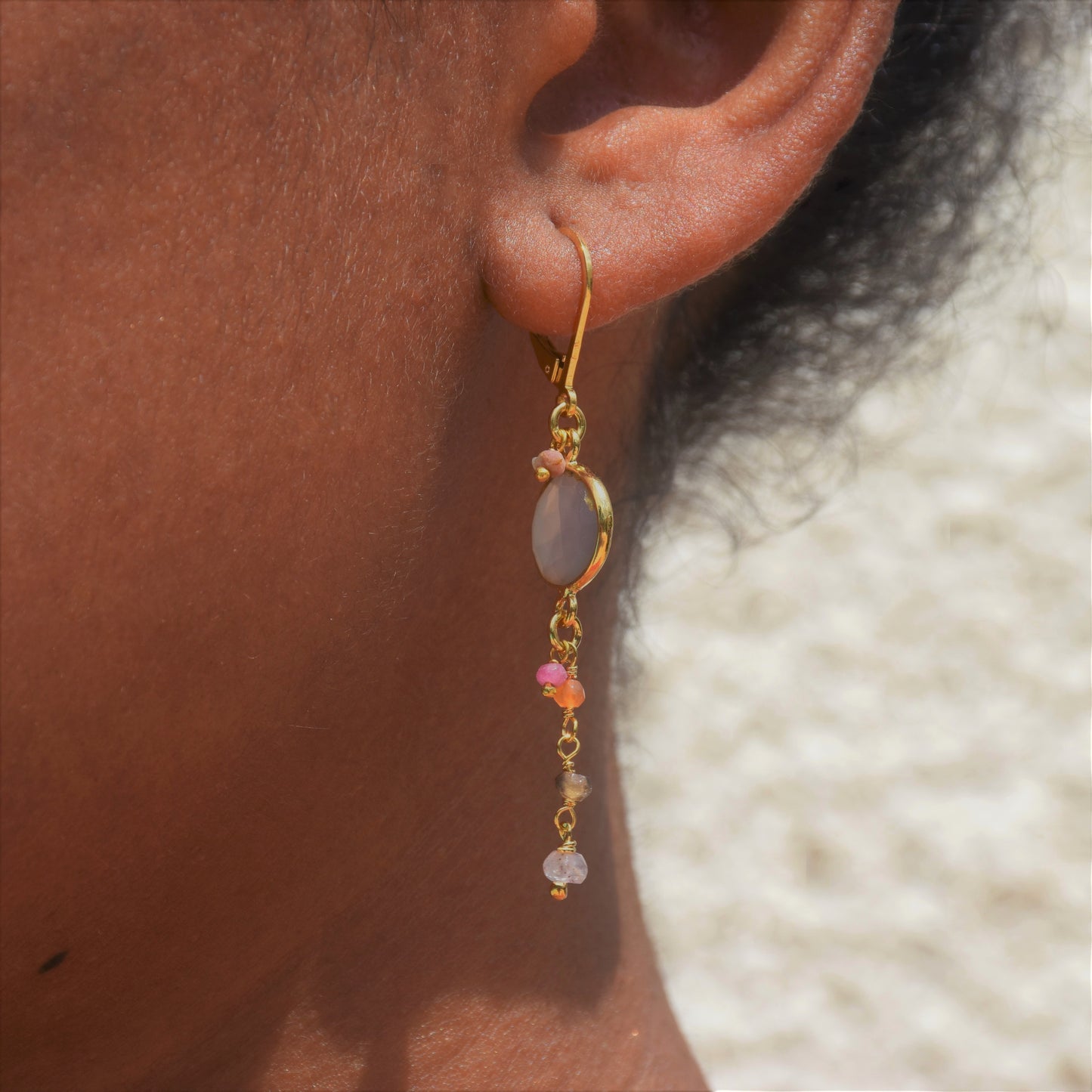 Boucles d'oreilles Ancolie