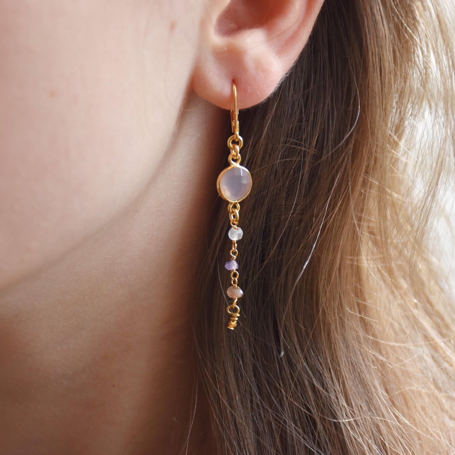 Boucles d'oreilles Ancolie