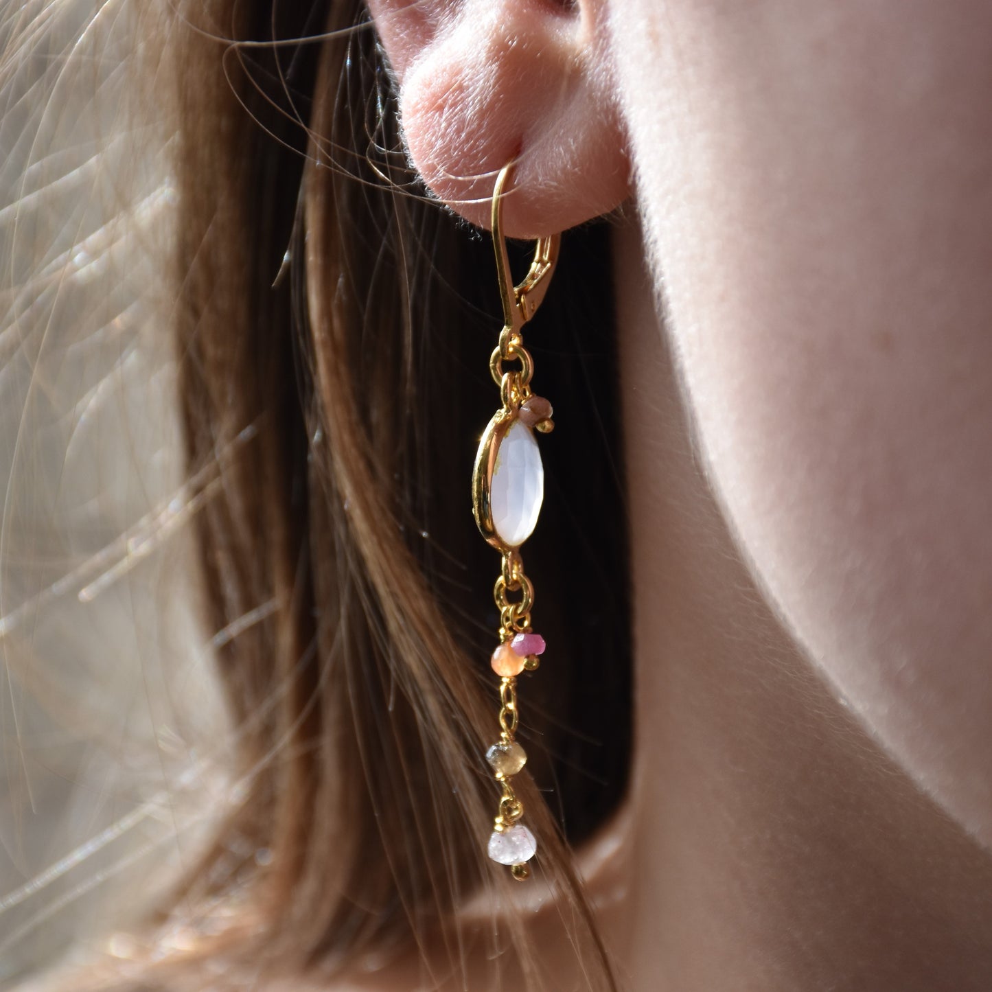 Boucles d'oreilles Ancolie