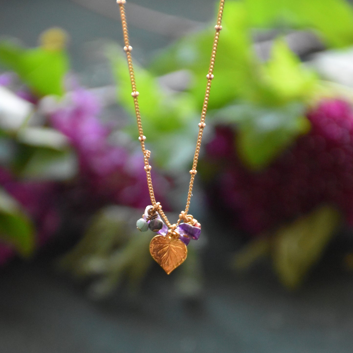 Collier Feuille de Tilleul