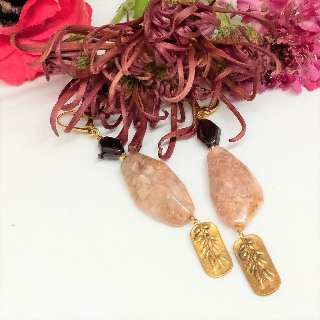 Boucles d'oreilles Abutilon