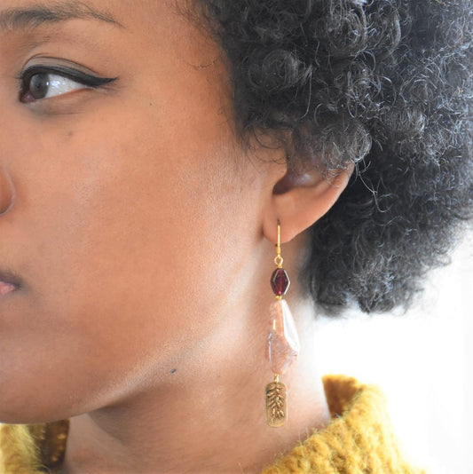 Boucles d'oreilles Abutilon