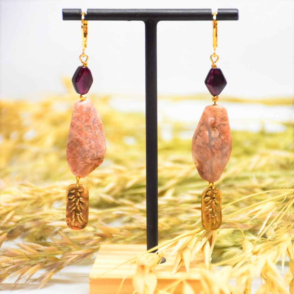 Boucles d'oreilles Abutilon