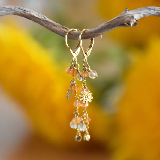 Boucles d'oreilles Sunflower