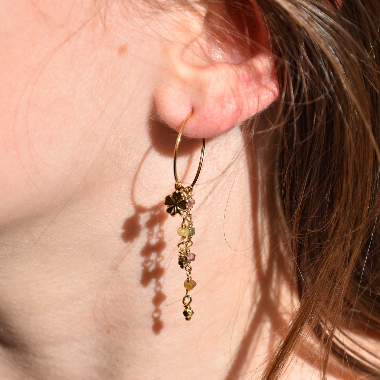 Boucles d'oreilles Agapanthe