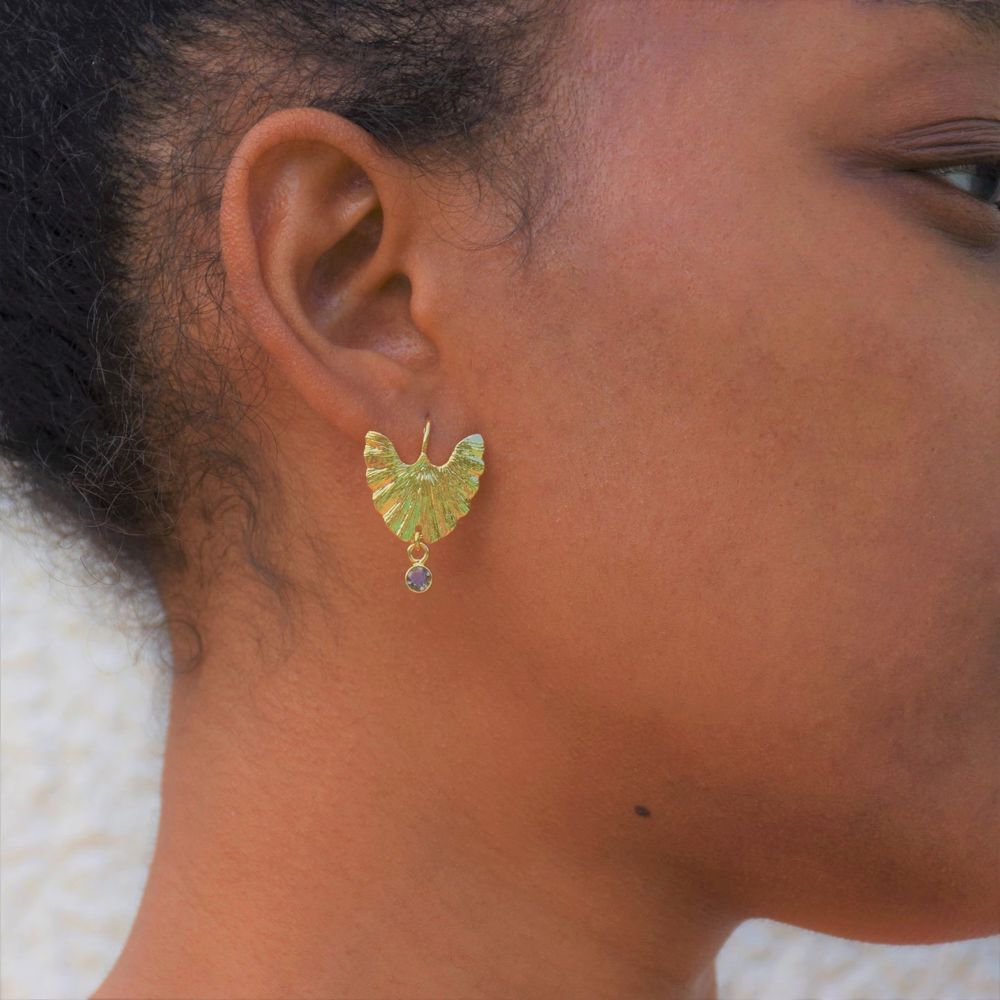 Boucles d'oreilles Feuilles de Gingko