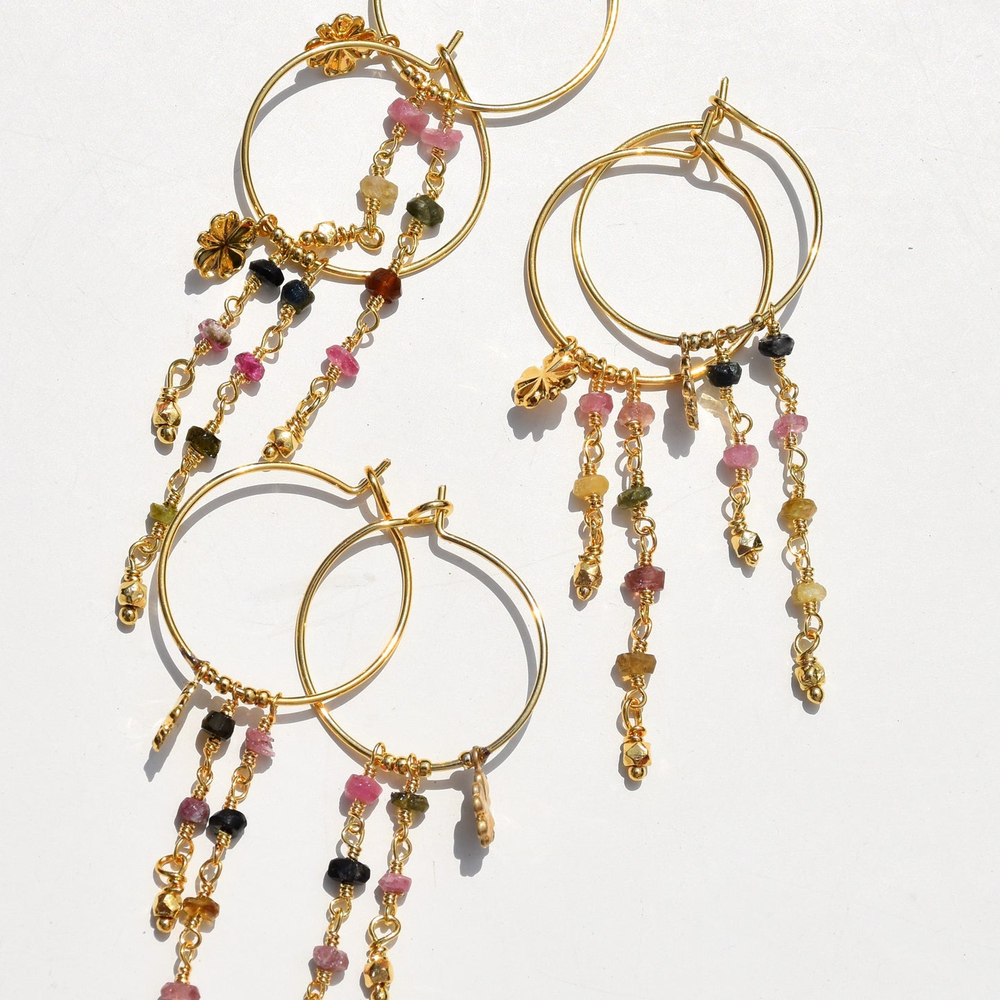 Boucles d'oreilles Agapanthe