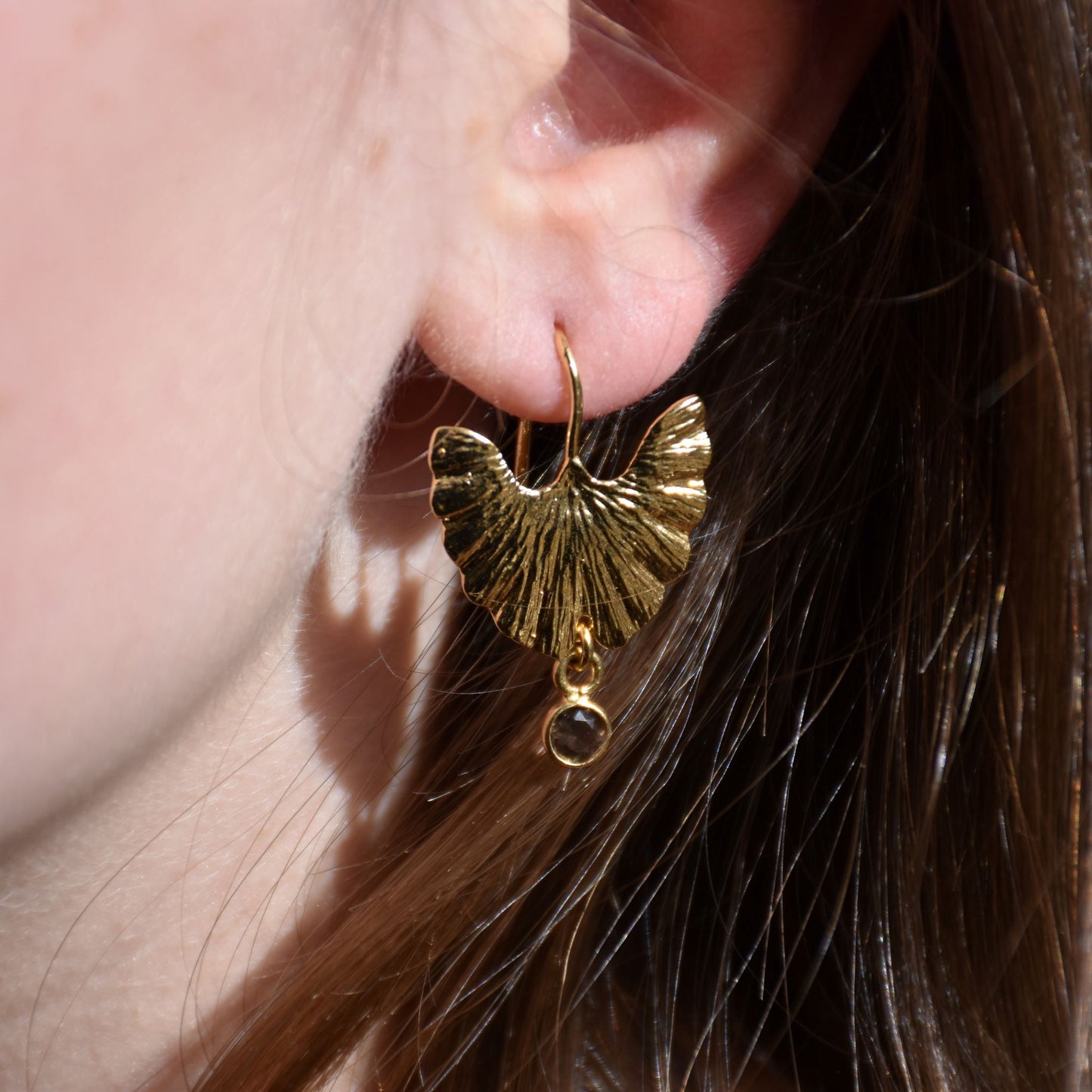 Boucles d'oreilles Feuilles de Gingko